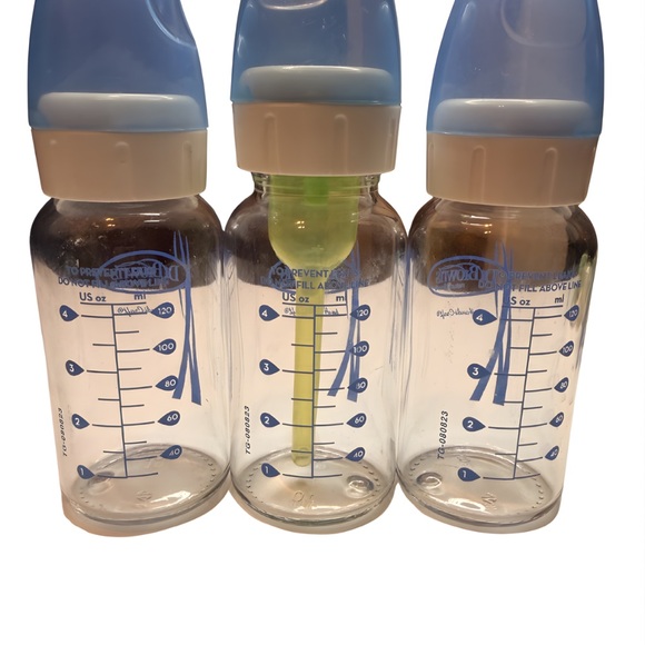 Dr. Brown’s 4oz Glass Baby Bottles (3) + Anti-Colic Vent - Picture 7 of 7
